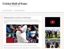 Tablet Screenshot of cricket-hall-of-fame.net